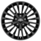 Stříbrný automobilový disk.